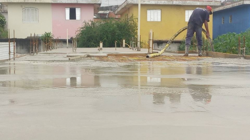 Bombeamento de Concreto para Laje Residencial Valor Brasilândia - Bombeamento de Concreto