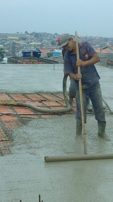 Concretagem para Lajes Valor Suzano - Concretagem de Vigas