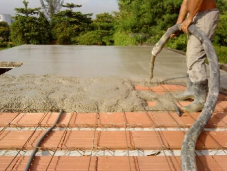 Concreto Bombeado para Laje Residencial Mooca - Concreto Bombeado para Laje de Galpão