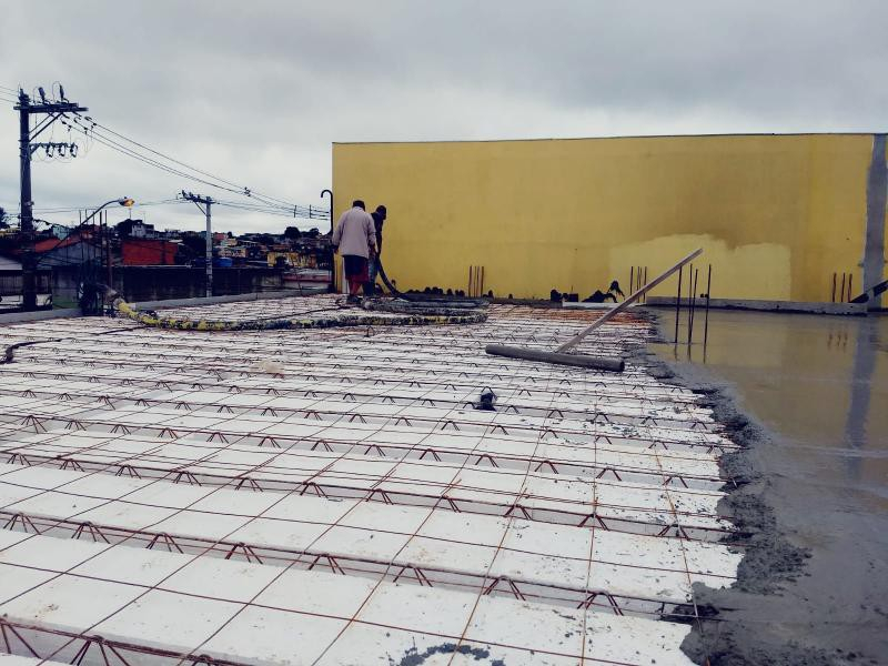 Laje de Concreto Pronto Rio Pequeno - Laje de Concreto Treliçada